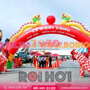 Cổng hơi khai trương giá rẻ