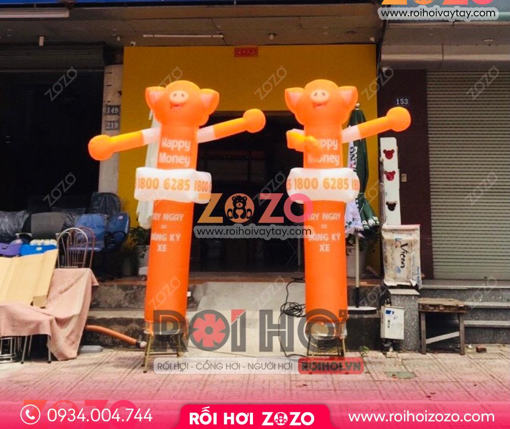 Đặt may Rối hơi vẫy tay