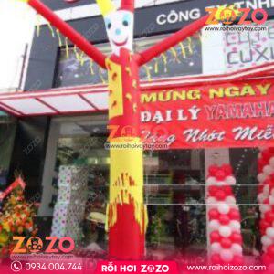 đặt may rối hơi quảng cáo