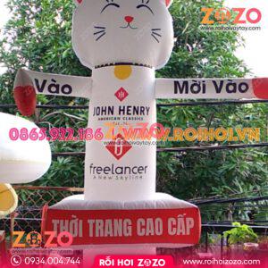 Mua rối vẫy cửa hàng