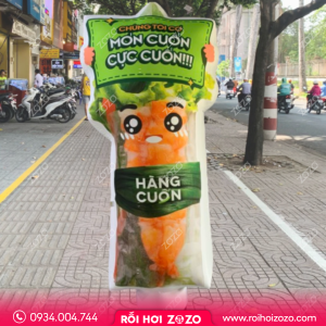 RỐI HƠI TRƯNG BÀY GỎI CUỐN ĐÁNG YÊU