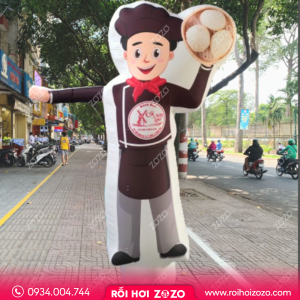 RỐI HƠI VẪY TAY ĐẦU BẾP BÁNH BAO
