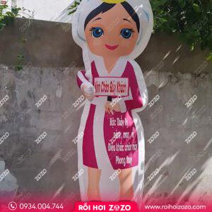 Rối hơi cô gái Spa