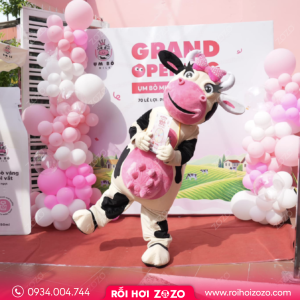 MASCOT BÒ SỮA ỤM BÒ MILK