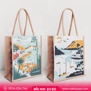 Nhận làm túi vải đay du lịch