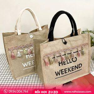 Túi vải đay quà tặng giá rẻ