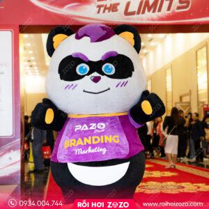 MASCOT HƠI GẤU TRÚC PAZO BRAND
