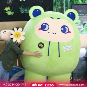 MASCOT HƠI CÓC CAM FPT