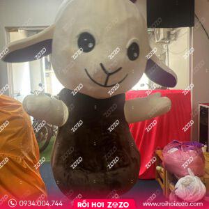 MASCOT CON CỪU MÀU NÂU