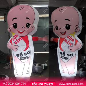 RỐI HƠI VẪY TAY EM BÉ SỮA BỈM