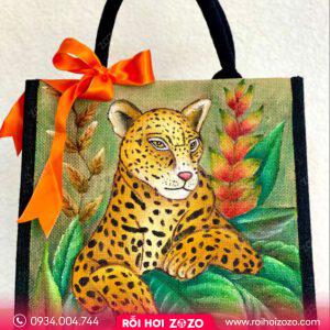 Túi vải đay dạng hộp làm quà tặng ZOZO