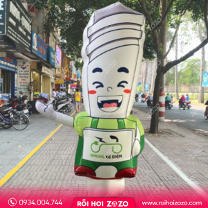 RỐI HƠI VẪY TAY XE ĐIỆN GREEN