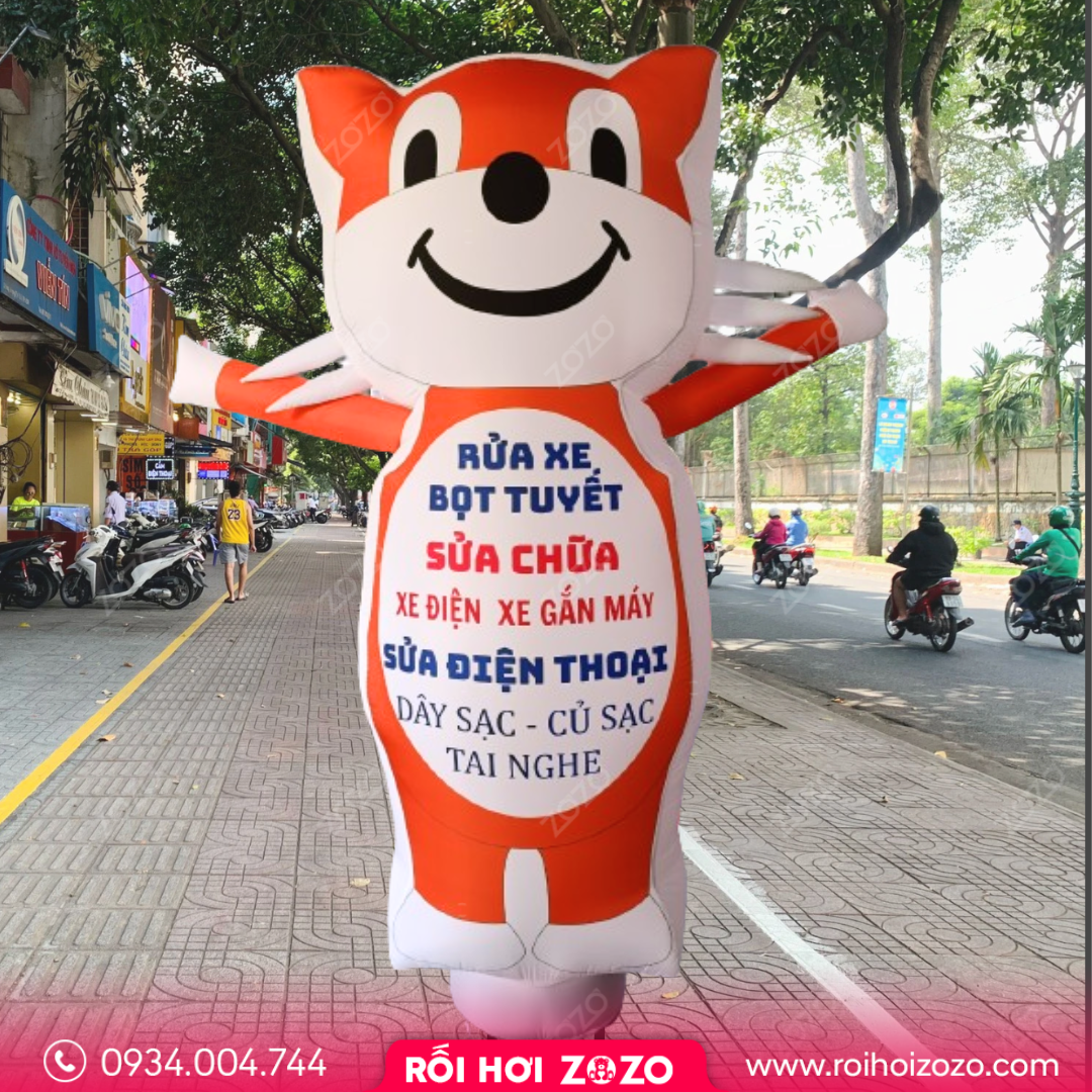 RỐI HƠI VẪY TAY CÁO CAM