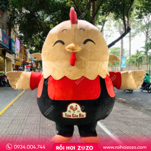 MASCOT HƠI GÀ TÂN GIA BA