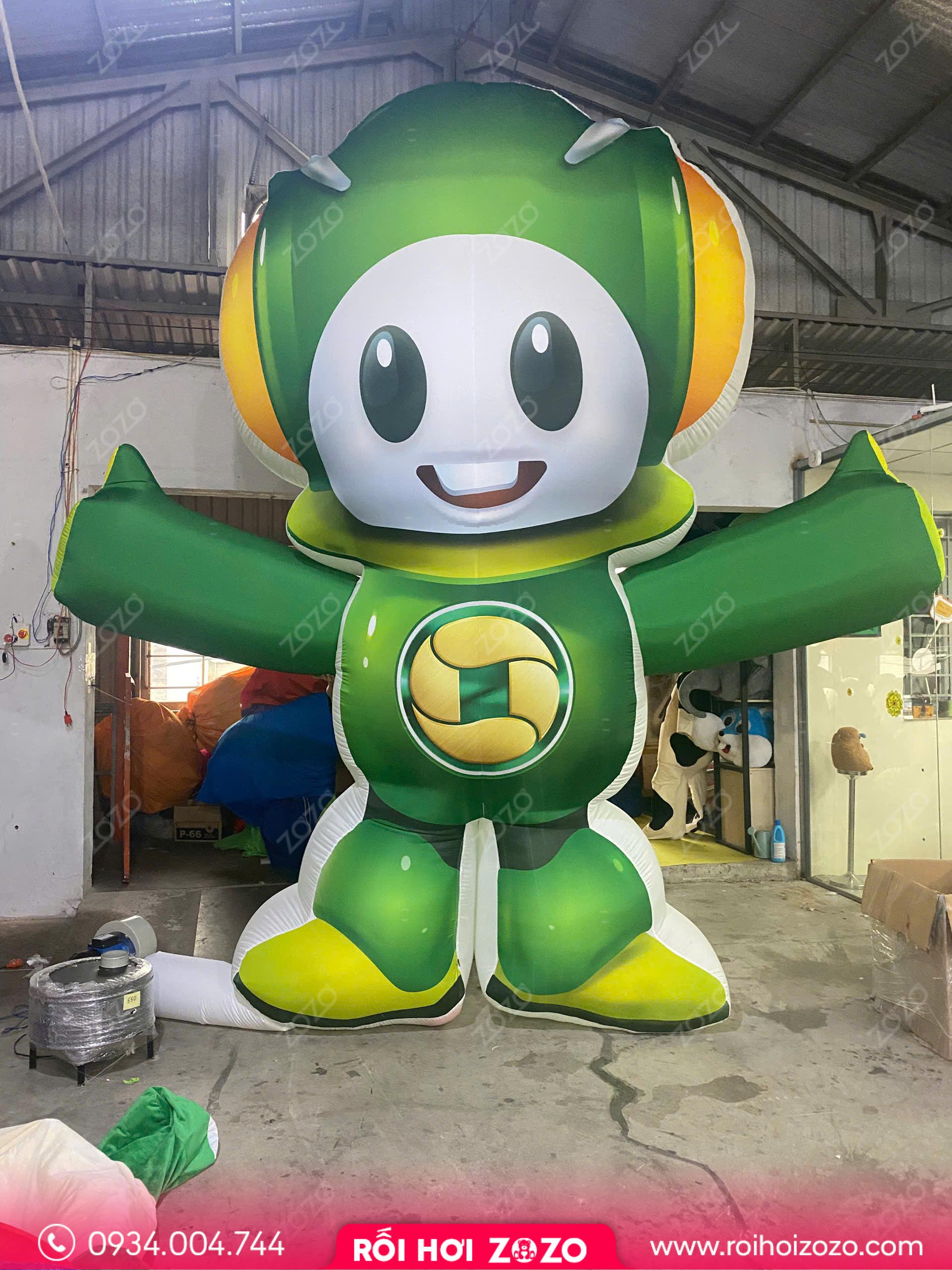 RỐI HƠI KHỔNG LỒ ROBOT NGÂN HÀNG OCB
