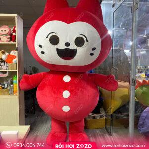 MASCOT HƠI MÈO ĐỎ VIETTEL