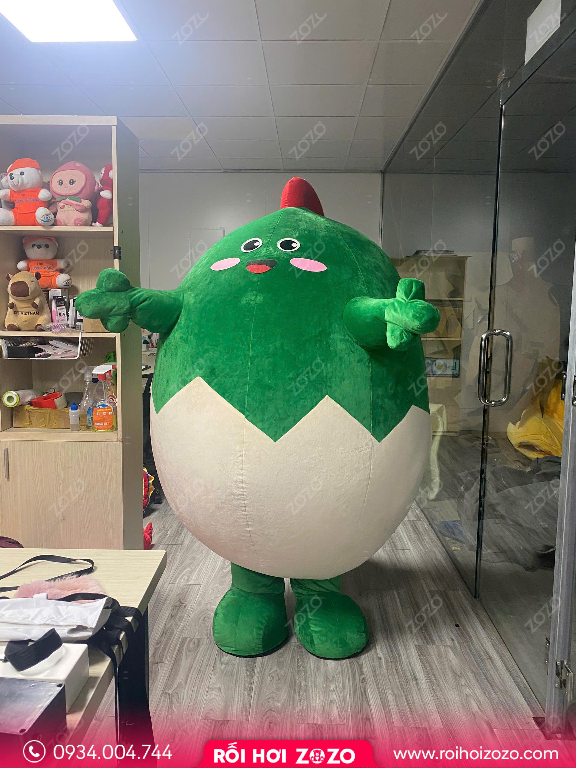 MASCOT HƠI TRỨNG KHỦNG LONG LYLA EATS