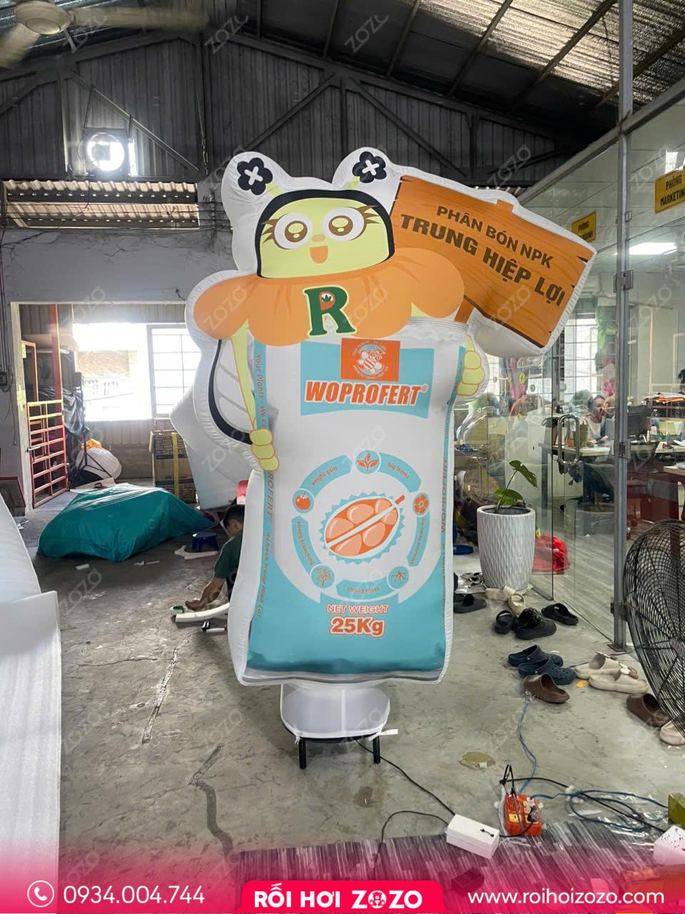 RỐI HƠI PHÂN BÓN NPK